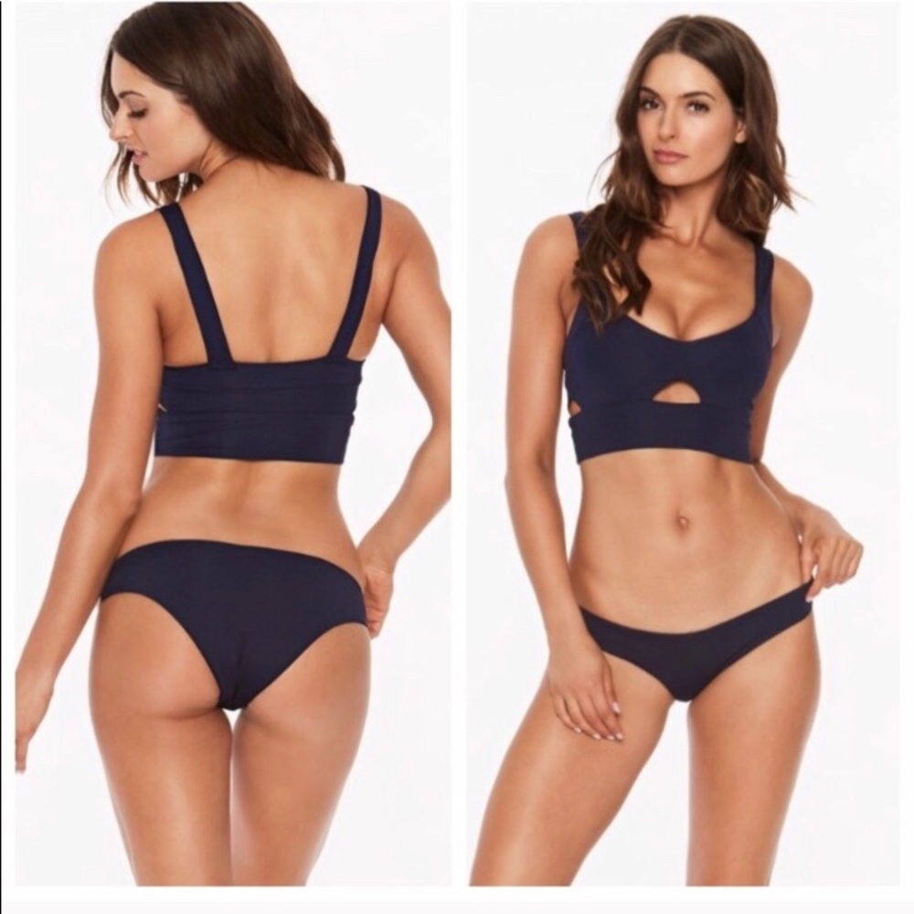 L*space midnight blue sandy bottoms xs